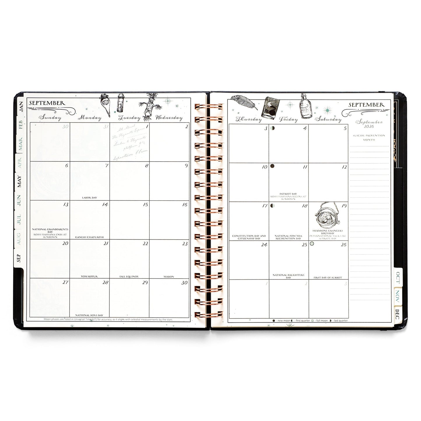 Harry Potter Enchanted Days 2026 Weekly Planner