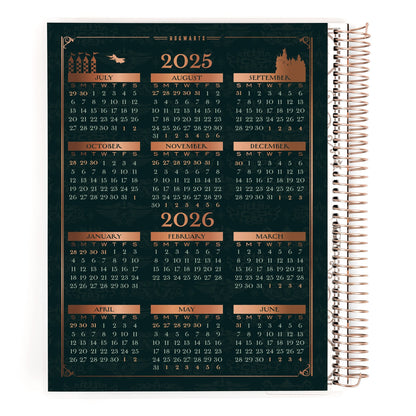 Harry Potter 2025-2026 Hogwarts Weekly Dated Teacher Planner (July - June)