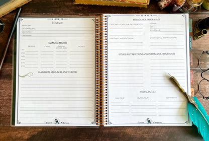 Harry Potter 2025-2026 Hogwarts Weekly Dated Teacher Planner (July - June)