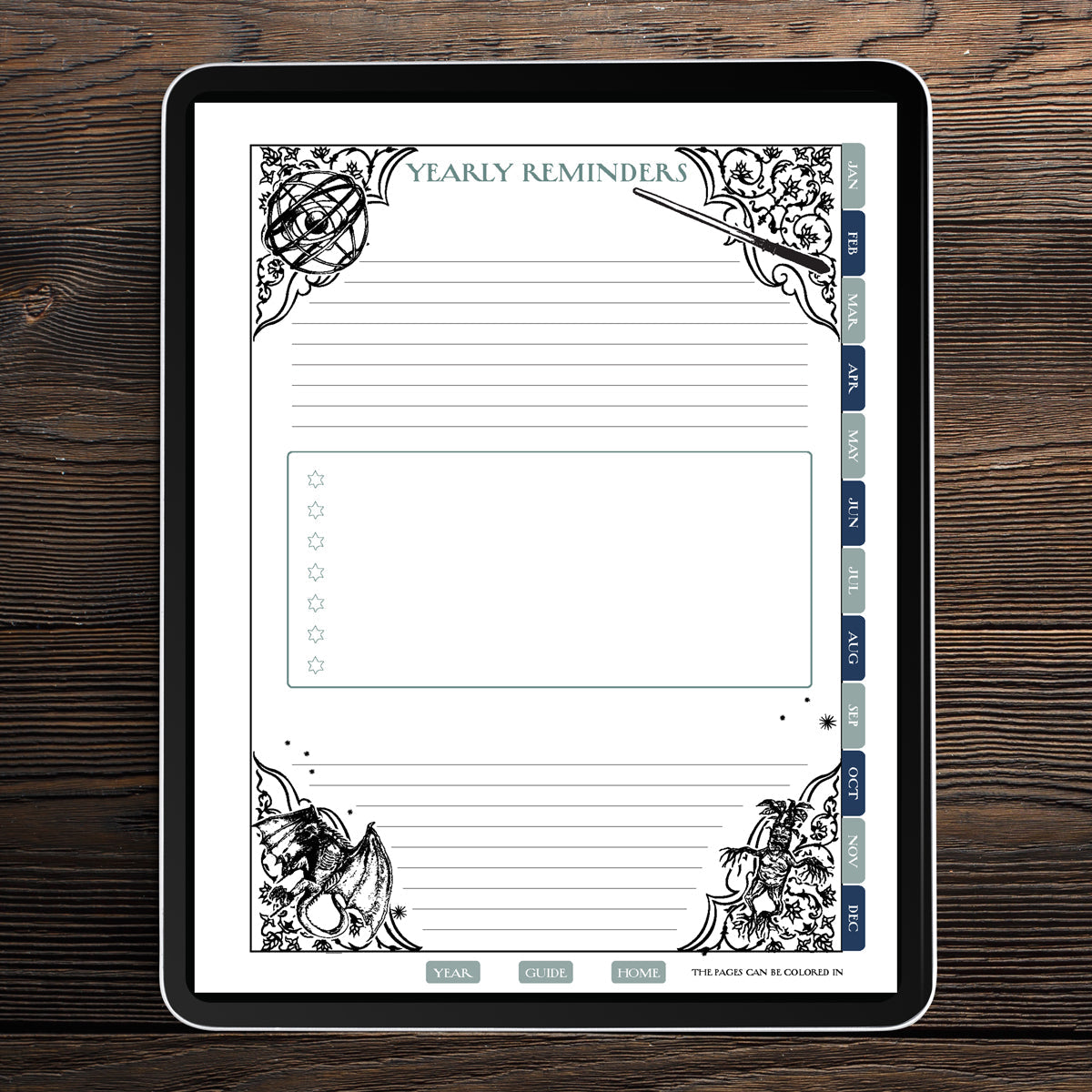 Harry Potter Enchanted Days 2026 Weekly Planner [DIGITAL VERSION]