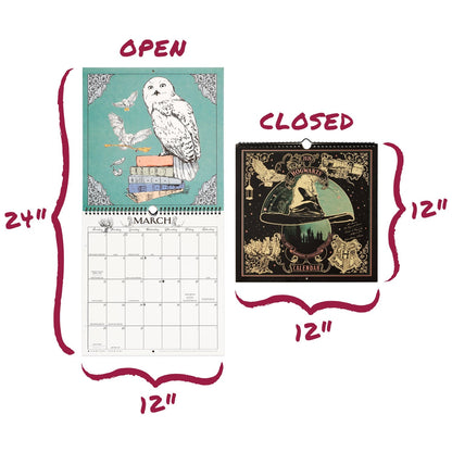 Harry Potter Enchanted Days 2026 Spiral Wall Calendar